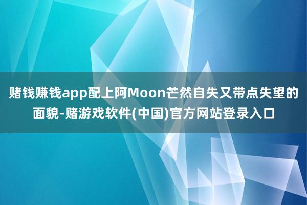 赌钱赚钱app配上阿Moon芒然自失又带点失望的面貌-赌游戏软件(中国)官方网站登录入口